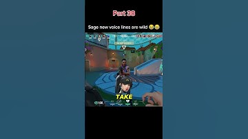 Sage new voice lines are wild 😂😂#valorant #valorantclips