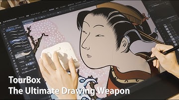 The secret of professional artists | TourBox drawing controller for all your favorite programs