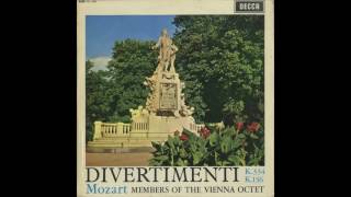 Silent Tone Record/モーツァルト：ディヴェルティメントK.334，K.136/ウィーン八重奏団・メンバー/英DECCA：SXL 2290/サイレント・トーン・レコード