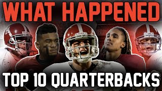 What Happened to the TOP 10 Alabama QBs EVER? (Where Are They Now?)