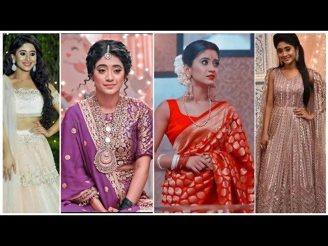 Shivangi Joshi in Kalki maroon off shoulder gown with embroidery | Gowns,  Fashion floral skirt, Gowns dresses