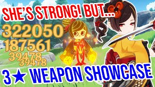 C0 Chiori Is Strong But 3 Weapon Showcase Genshin Impact