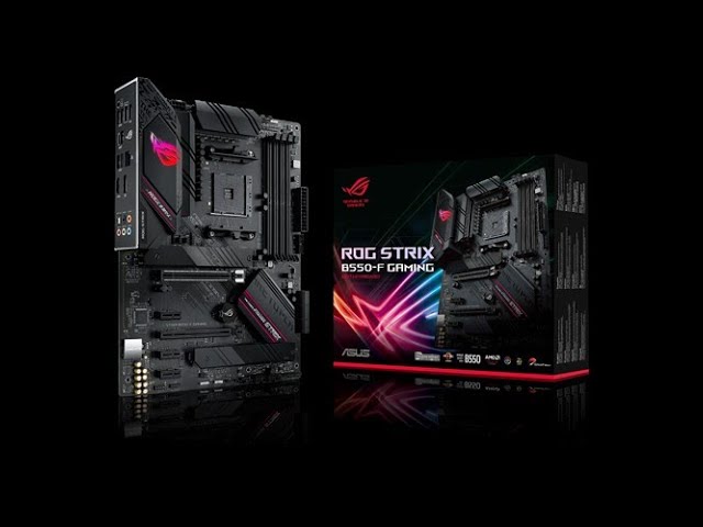 ASUS ROG STRIX B550-F GAMING Motherboard Unboxing and Overview - YouTube