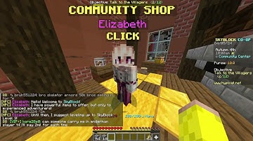 My First day in Hypixel Skyblock #1