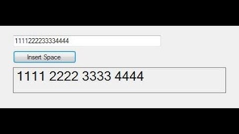 M-003.  Insert Space between string