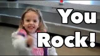 You rock GIF