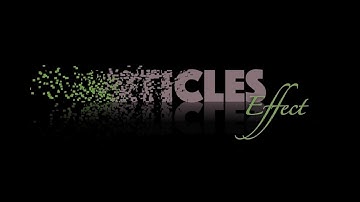 Amazing Particles text effect animation in PowerPoint tutorial. PPT best template