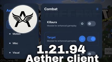 Aether client For MCPE | HACK CLIENT FOR MCPE 1.21.94