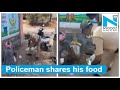 Watch: Yuvraj Singh shares heartwarming video of policemen sharing food with needy
