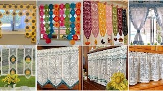 Crochet, hermosas ideas de cortinas para decorar tu espacio favorito#foryou#tejedoras#hechoamano