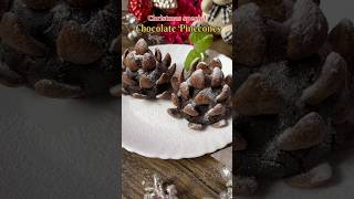 Christmas special No cook Chocolate Pinecone dessert recipe #chocolaterecipe #christmasrecipes