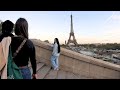 I Walk from the EIFFEL TOWER to Trocadero | 4K Evening Paris Walk