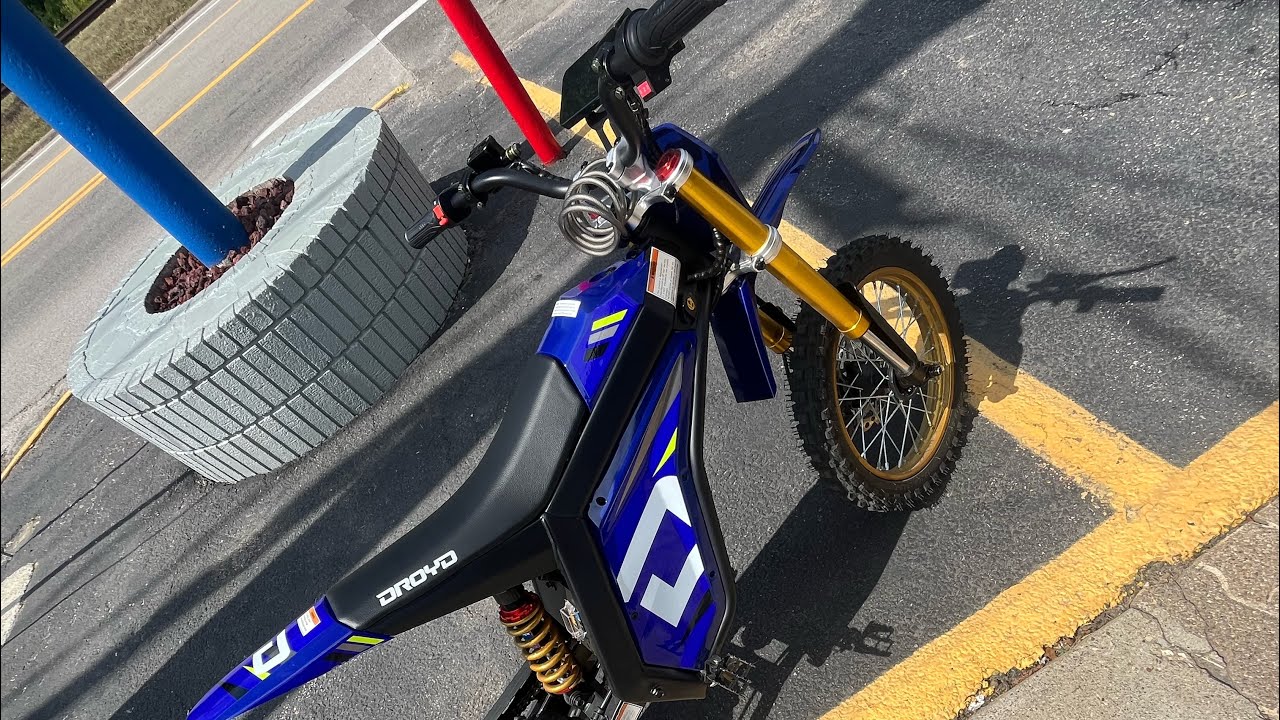 Me and Parker riding my new e-bike a droyd Berzerker