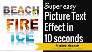 PowerPoint Picture Effect (TEXT FILLED WITH PICTURE)