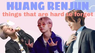 huang renjun things that are hard to forget