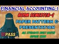 FA-1 Paper Pattern & Presentation 💯✅️ | Degree Semester-1 Bcom FA-1