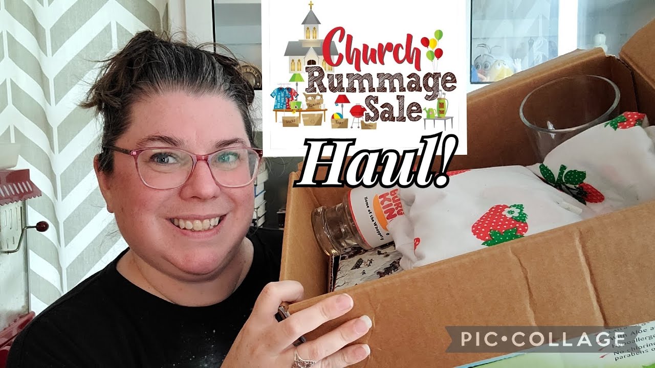 Church Rummage Sale Haul! Awesome Finds! Vintage Finds! Last one of the