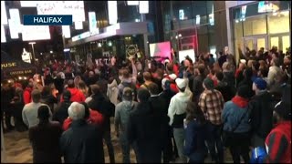 Raptors fans celebrate Game 3 win across Canada