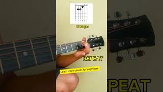 Guitar Lesson for Beginners | Emaj, Cmaj, Amin Chords | Learn Guitar Chords