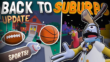 Nieuwe update "BACK TO SUBURBS" is GEWELDIG! (SPORT🏈🥎🏀) | Lab 🧪