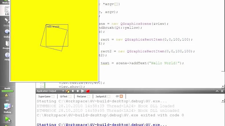 Qt Training: Graphics View (part 2/3): Transformations and Coordinate Systems