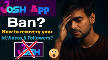 Josh App Ban? | Josh Account, Followers & Videos Everything Deleted | Josh bad updates 2025