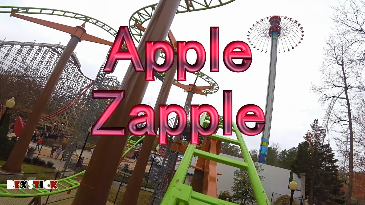 apple zapple front seat pov kings dominion 4k ricochet roller
