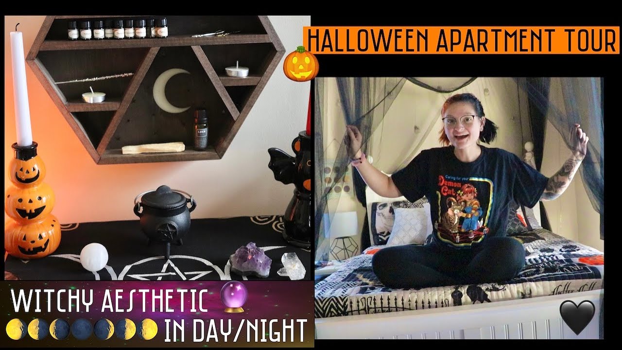 🎃halloween apartment tour 🎃