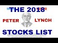 The 2018 Peter Lynch Stocks List: How to Find Great Stocks to Buy Today