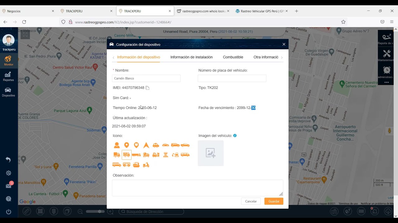 PLATAFORMA GPS LIFETIME
