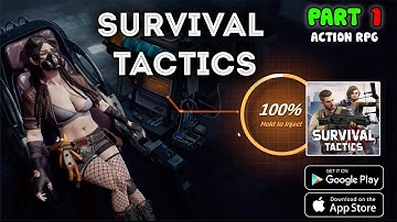 Survival Tactics: Zombie RPG Gameplay Walkthrough Part 1 (Android,IOS)