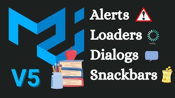 Material UI 5 Tutorial - Learn Alerts, Dialogs, Snackbars and Loaders