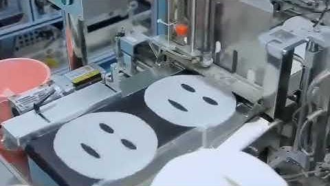 Automatic Sheet Facial Mask Folding Bagging Machine