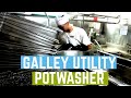 Galley utility as a Potwasher