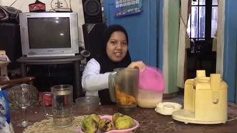 cara membuat jus mangga ❤️