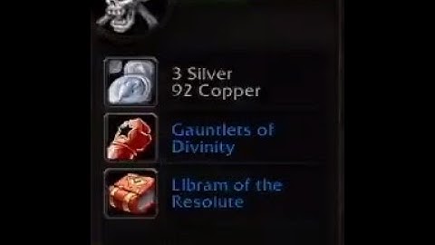 Turtle WoW - Custom Item [Libram of the Resolute]