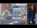 Kate middleton leaves hospital