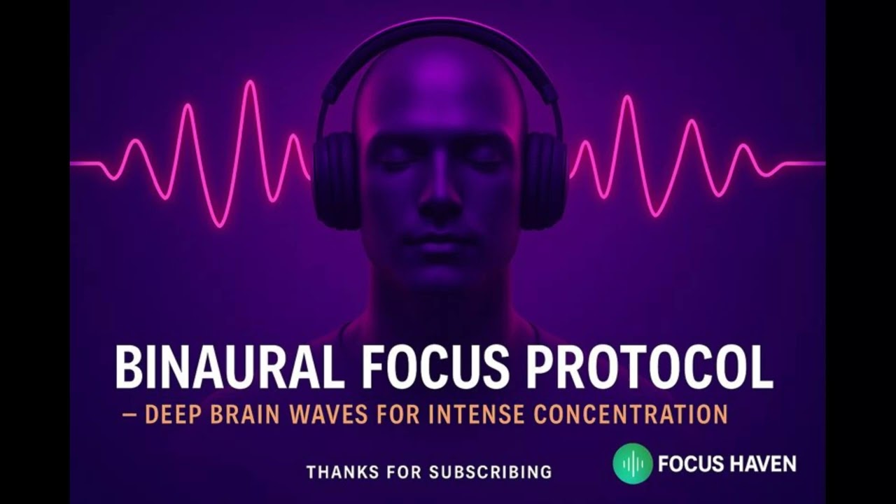 Binaural Focus Protocol — Deep Brain Waves for Intense Concentration | Focus Haven