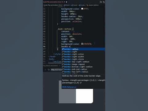 How to Create Page Flipping Animation using HTML & CSS Transform ...