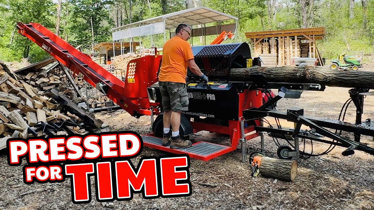 Speed and Efficiency - The Japa 365 Firewood Processor in Action - YouTube