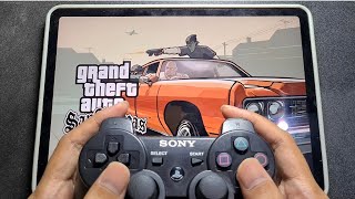 How to Connect a PS3 Controller to iPad Air 5 & Play GTA San Andreas… UNBELIEVABLE!