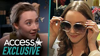 Saoirse Ronan Reacts To Throwback Video Of Herself On Teen Shopping Spree With Access Hollywood