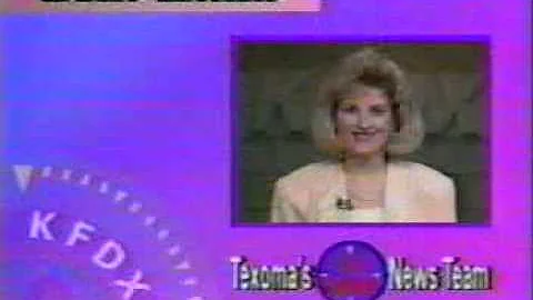 KFDX Rhonda Mackey, Kim Stamps and Mark Fox 1992