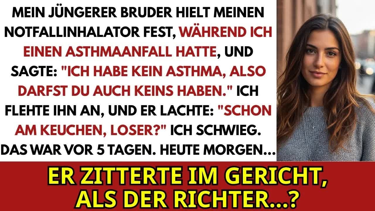 Mein Bruder Hielt Meinen Inhalator Während Des Anfalls, Zischte Keuch, Versager   Heute