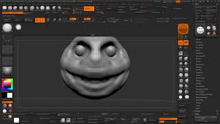 Using the Insert Mesh Brush to Create Eyeballs on a Character