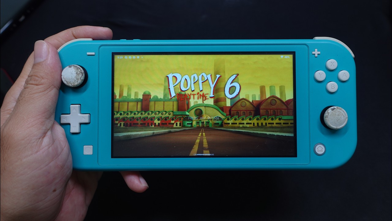 POPPY Playtime Chapter 6 Gameplay On Nintendo Switch Lite - YouTube