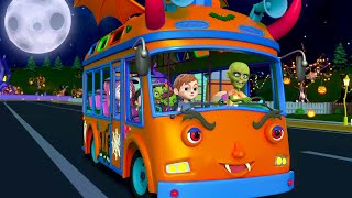 Wheels on the Bus + More Halloween Vehicle Songs for Children