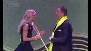 Michelle Hunziker &amp; Hape Kerkeling - Goldene Kamera 2014