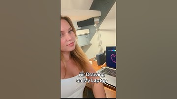 Touchless drawing on my laptop  - Python project  #Python #OpenCV #MediaPipe #AI #tech