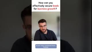 Leads &amp; Growth: Business Strategies Unveiled!  #podcast #shorts #business